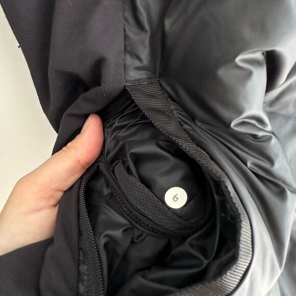 Lululemon Down Jacket Womens 6 Puffer Hooded Quilted Insulated Zip Down For Run - Picture 11 of 16